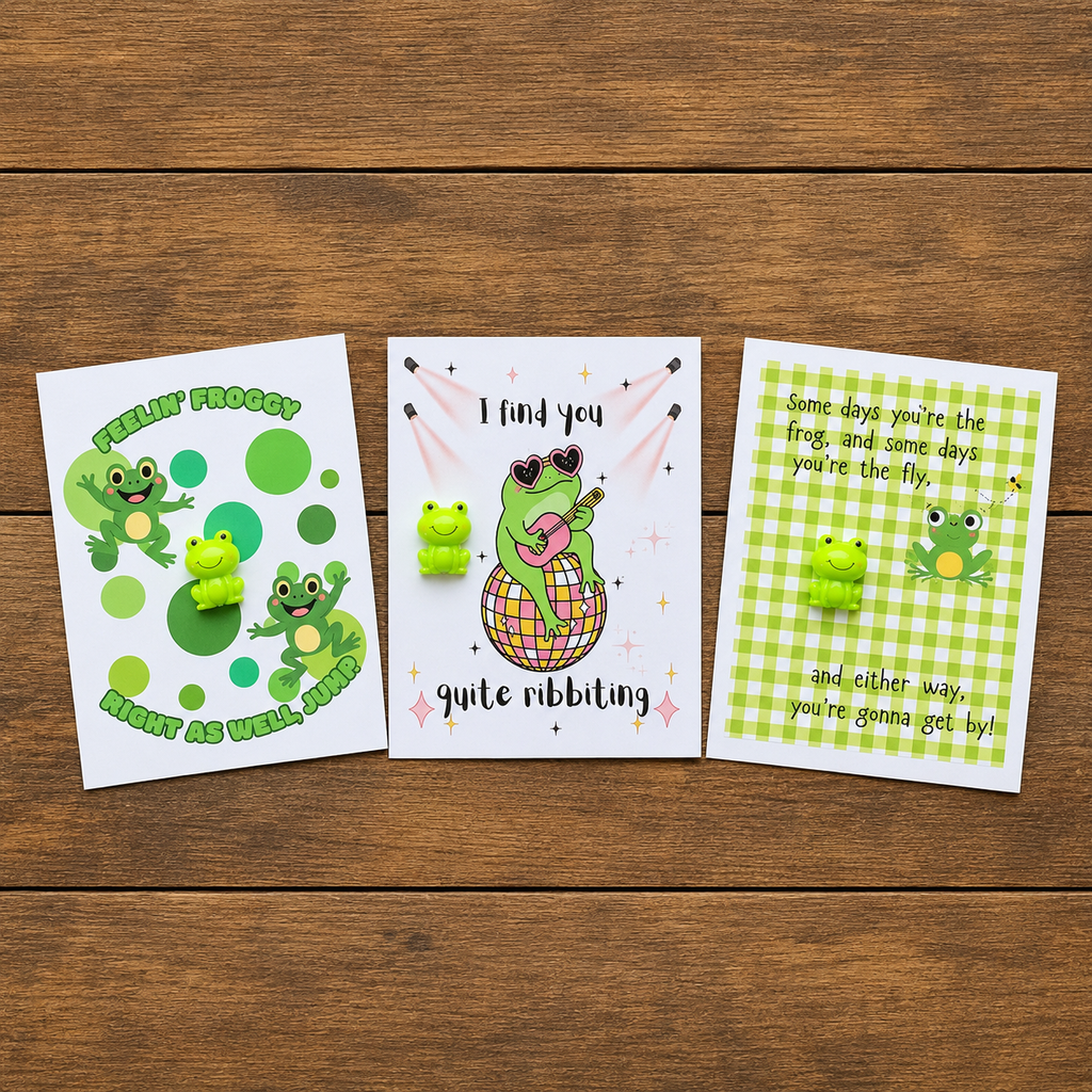 Frog Themed Cards 🐸