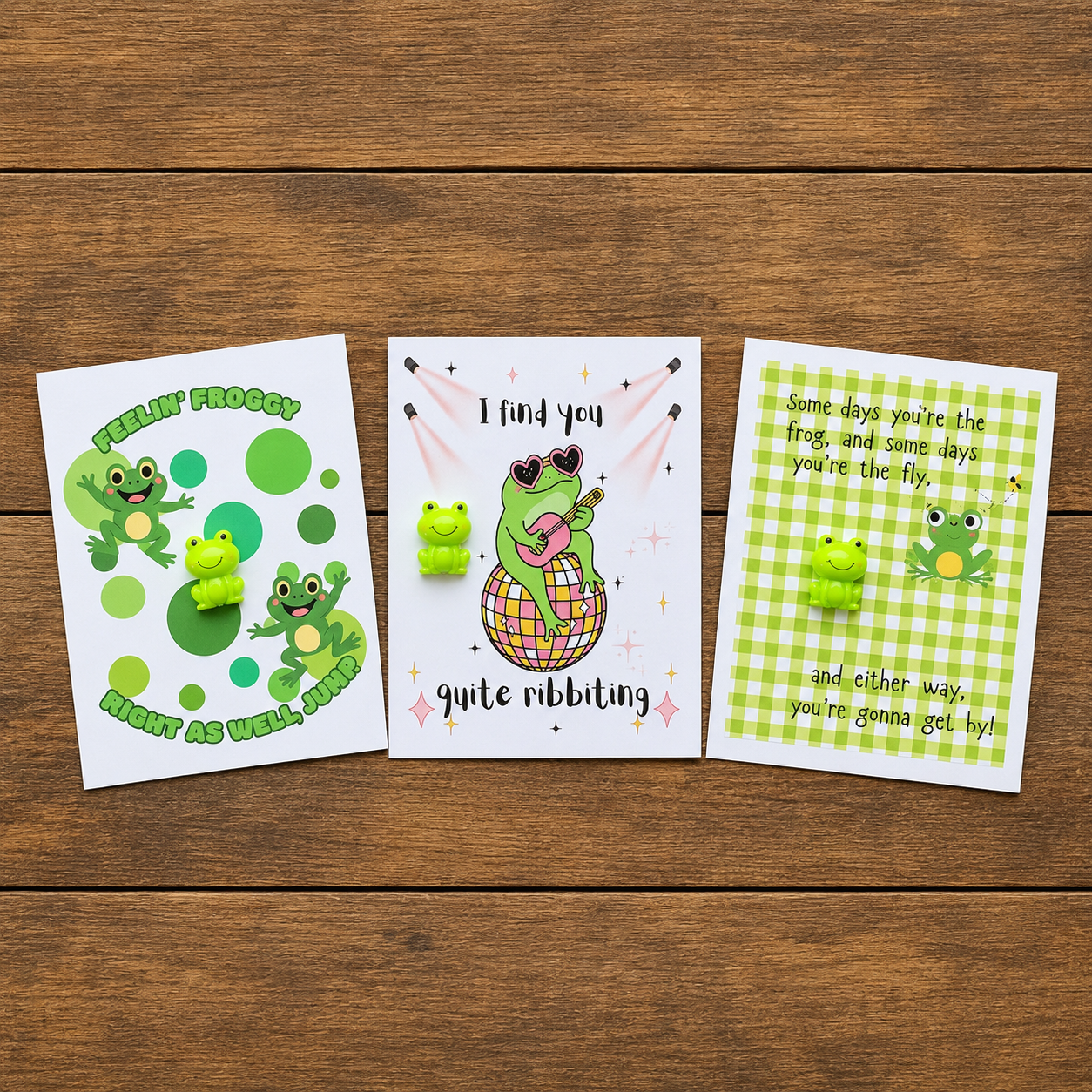 Frog Themed Cards 🐸