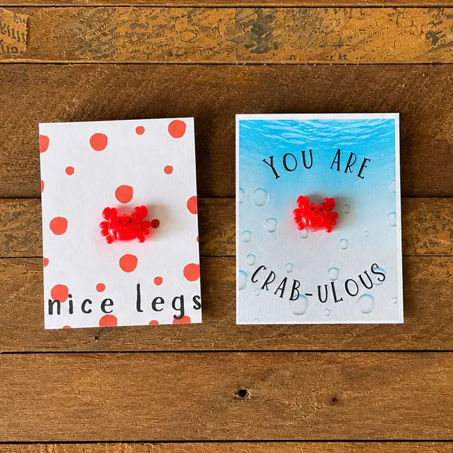 Crab Themed Cards 🦀