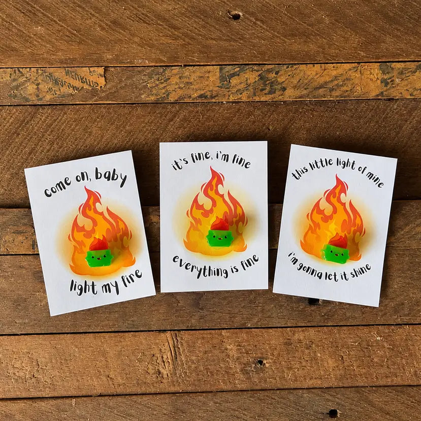 Dumpster Fire Themed Cards 🔥