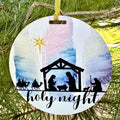 Holy Night Christmas Ornament