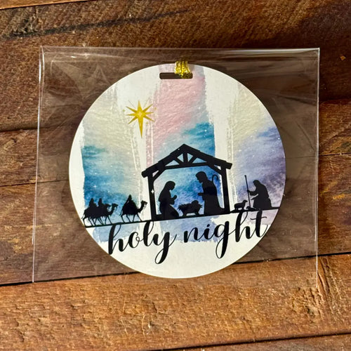 Holy Night Christmas Ornament