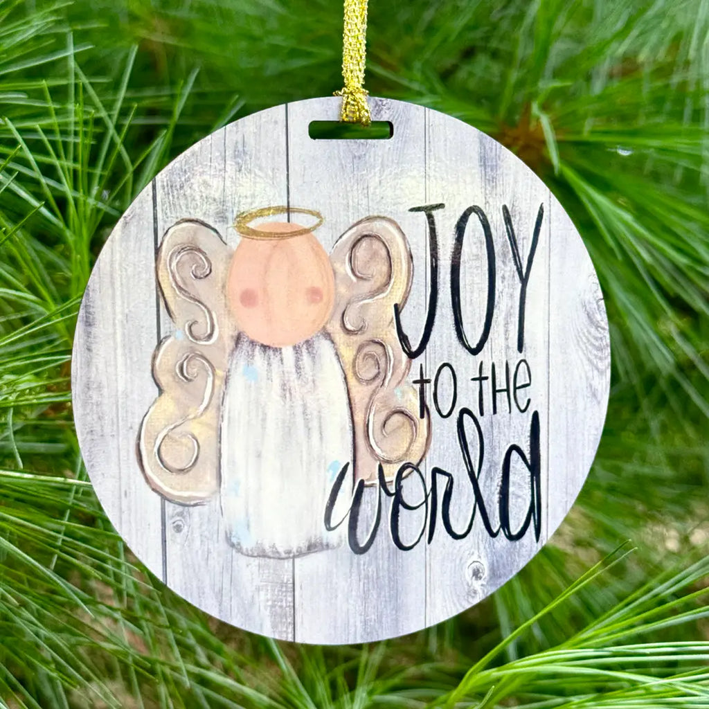 Joy to the World Christmas Ornament