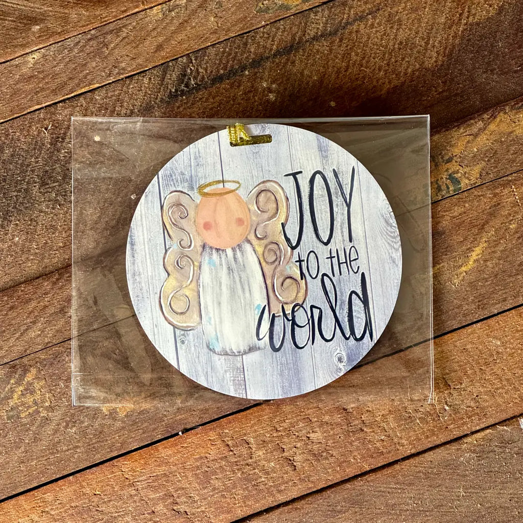 Joy to the World Christmas Ornament