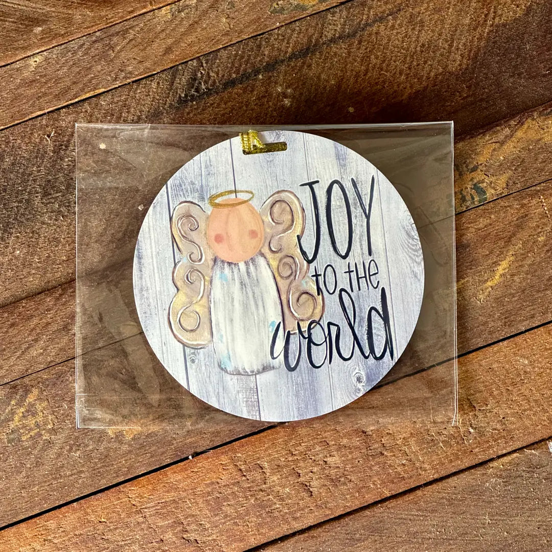 Joy to the World Christmas Ornament