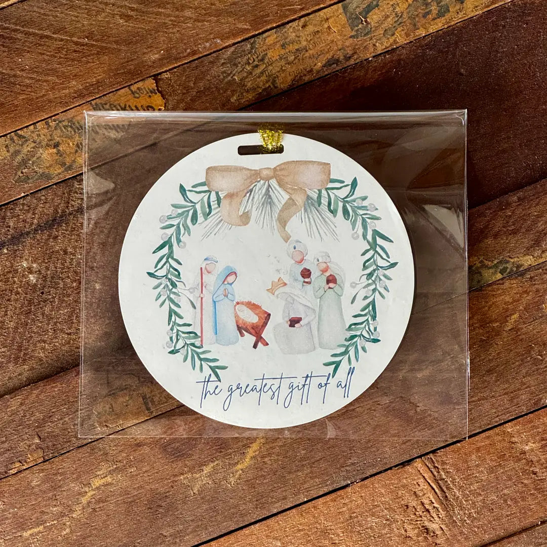 The Greatest Gift of All Christmas Ornament