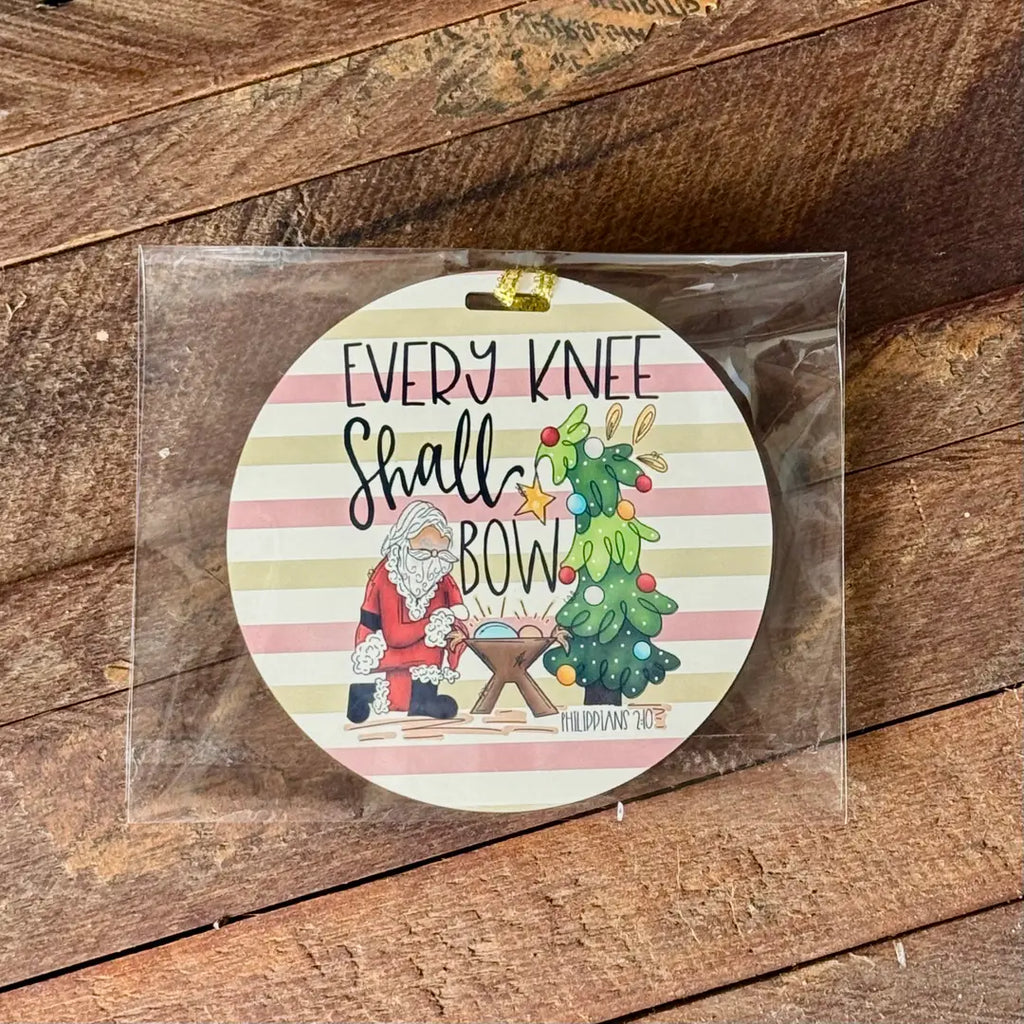 Every Knee Shall Bow Christmas Ornament