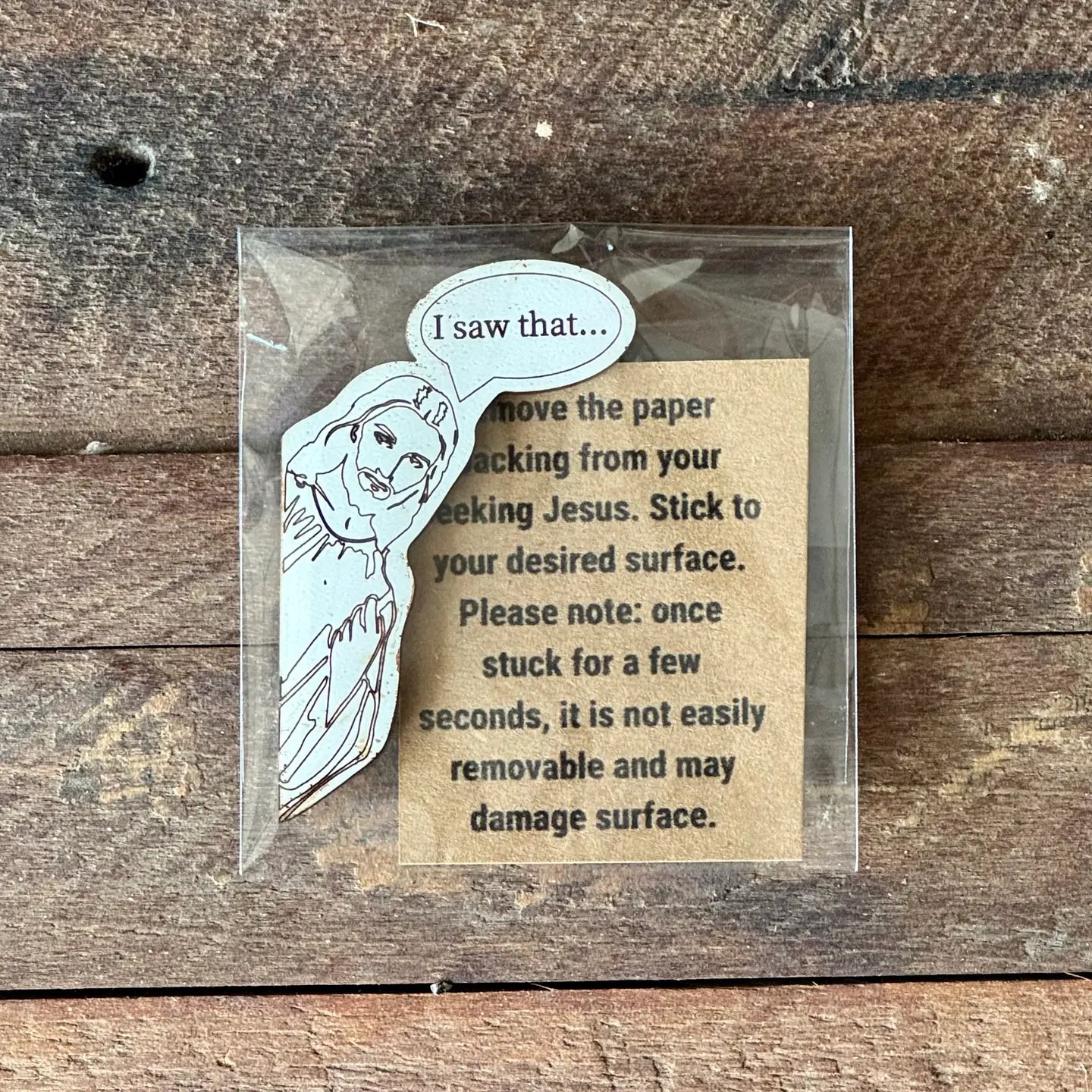 Peeking Jesus - "I saw that..."